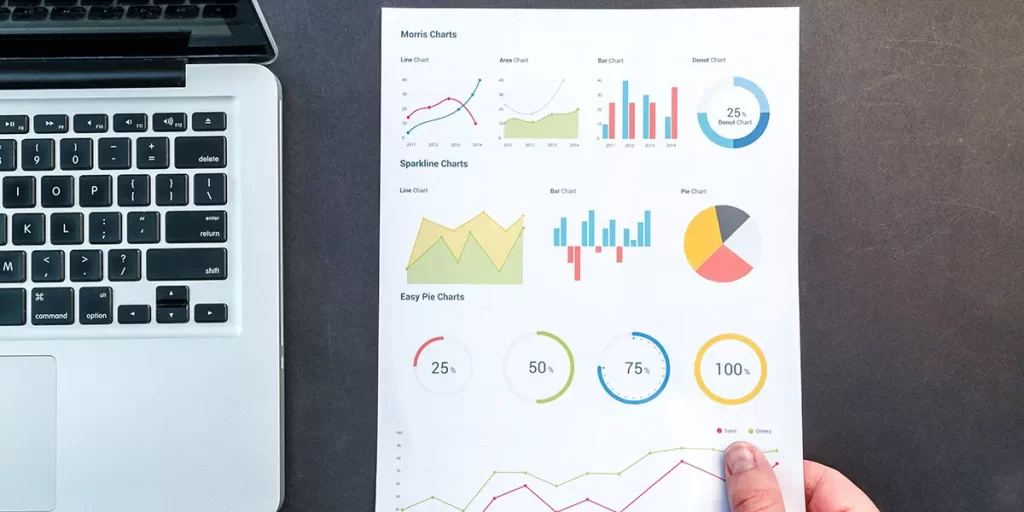 Benefícios dos gráficos no Excel, análise comparativa.